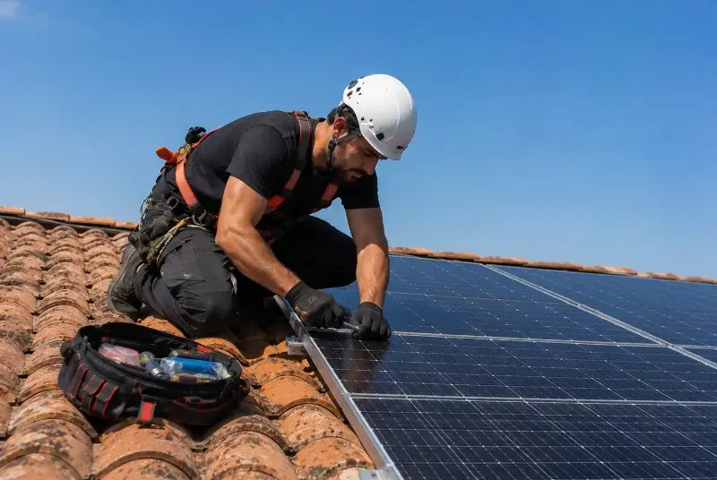 Maintenance et monitoring de panneaux solaires à Saint-Pierre-de-Chartreuse